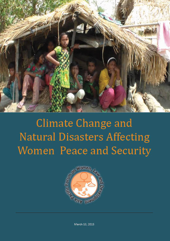 Climate change Natural disasters Conflict