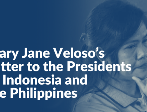 Mary Jane Veloso’s Letter to the Presidents of Indonesia and the Philippines