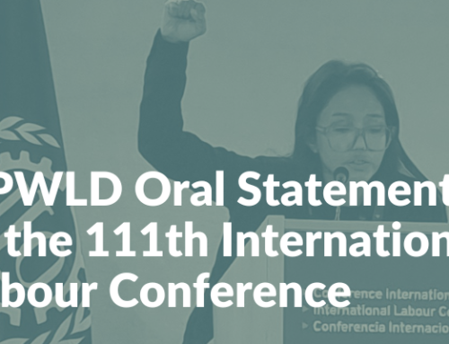 APWLD Oral Statement at the 111th International Labour Conference