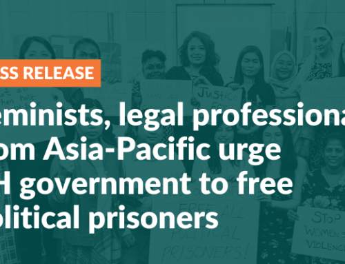 Feminists, legal professionals from Asia-Pacific urge PH government to free political prisoners