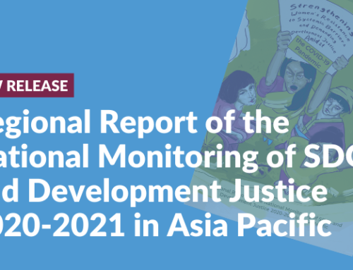 Demanding Development Justice Amidst the Multiple Crises: Launch of the Report of the National Monitoring of SDGs and Development Justice 2020-2021 in Asia Pacific
