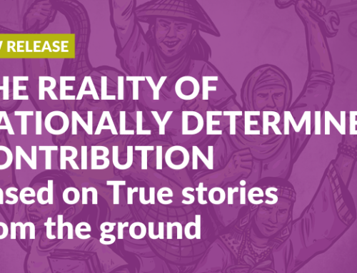 The reality of Nationally Determined Contribution – Based on True stories from the ground