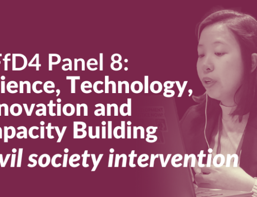 #FfD4 Panel 8: Science, Technology, Innovation and Capacity Building