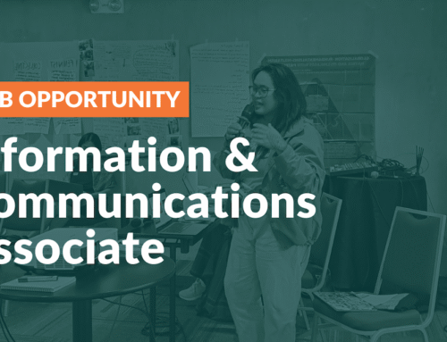 Vacancy Call for Information and Communications Associate (Digital Advocacy)