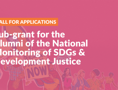 Call for Applications: Sub-grant for the Alumni of the National Monitoring of the Sustainable Development Goals and Development Justice