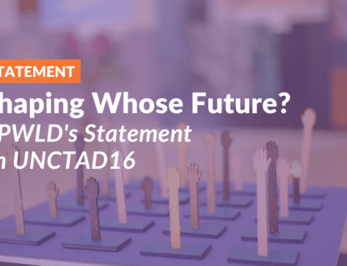Shaping Whose Future? APWLD’s Statement on UNCTAD16
