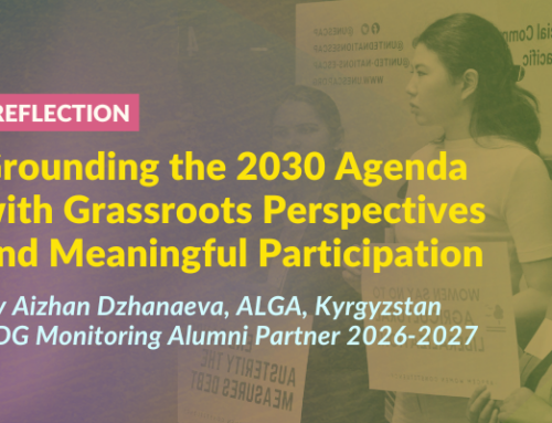 Reflection: Grounding the 2030 Agenda with Grassroots Perspectives and Meaningful Participation