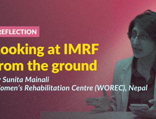 Reflection : Looking at IMRF from the ground