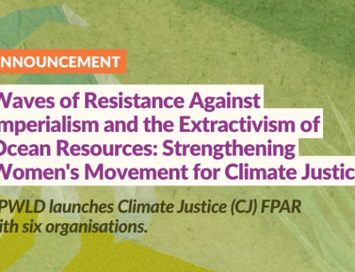 Waves of Resistance Against Imperialism and the Extractivism of Ocean Resources: Strengthening Women’s Movement for Climate Justice- APWLD launches Climate Justice (CJ) FPAR with six organisations