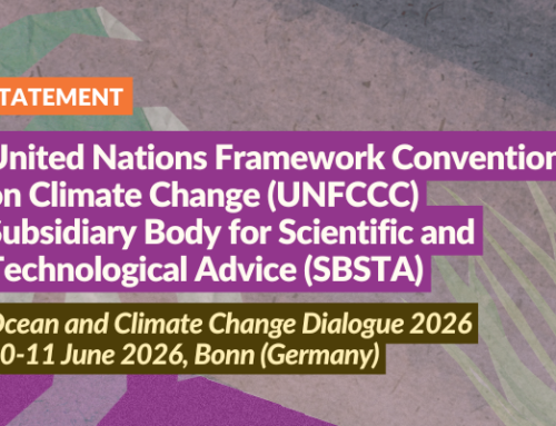 Statement : Ocean and Climate Change Dialogue 2026