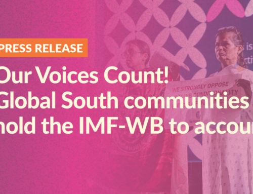 Our Voices Count! Global South communities hold the IMF-WB to account